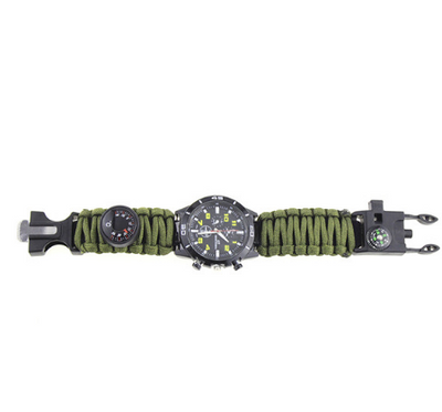 Pulsera de Supervivencia 6 en 1 con Brújula y Paracord para Camping y Emergencias - Image 4