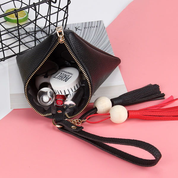 Bolso Mula Triangular con Monedero - Diseño Geométrico para Verano