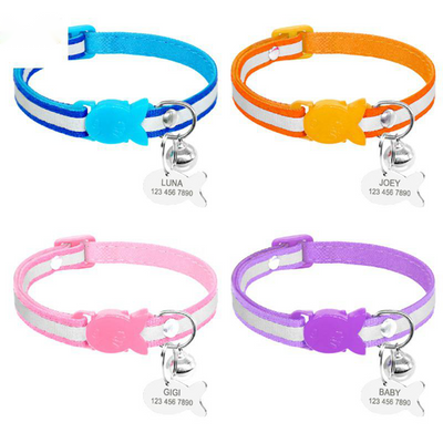 Collar Reflectante con Cascabel y Hebilla de Seguridad Ajustable - Image 21