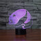 Lámpara 3D con Control Remoto