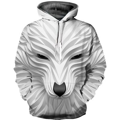 Sudadera con Capucha Estampado 3D Animal para Hombre - Hoodie Casual Streetwear