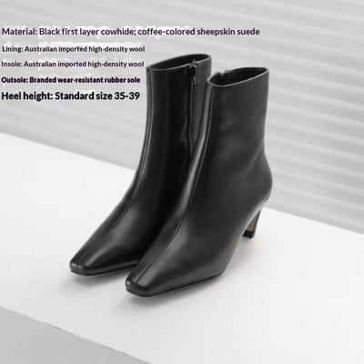 Botas de Invierno para Mujer en Cuero Genuino - Calidez y Estilo - Image 7