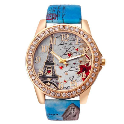 Reloj de Pulsera Vintage París Torre Eiffel para Mujer - Cuarzo Casual - Image 6