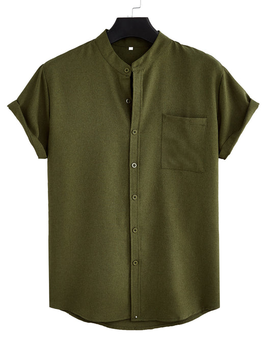 Camisa Casual Hombre Básica con Bolsillo - Image 10