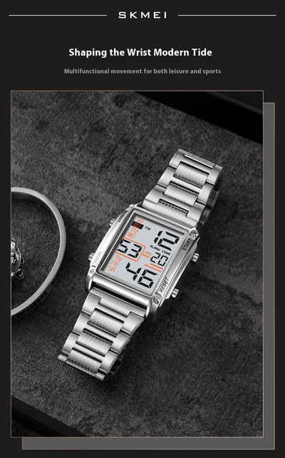 Reloj Deportivo Digital Cuadrado para Hombre con Pantalla de Fecha y Resistencia al Agua - Image 16