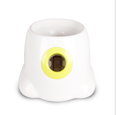 Six bright yellow tennis balls with white seams stacked in a pyramid on a reflective white surface. - Image 9
