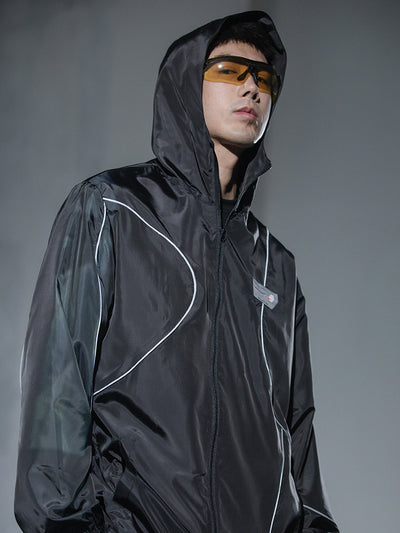 Camiseta Deportiva Protección Solar Hombre con Tira Reflectante Transpirable - Image 10