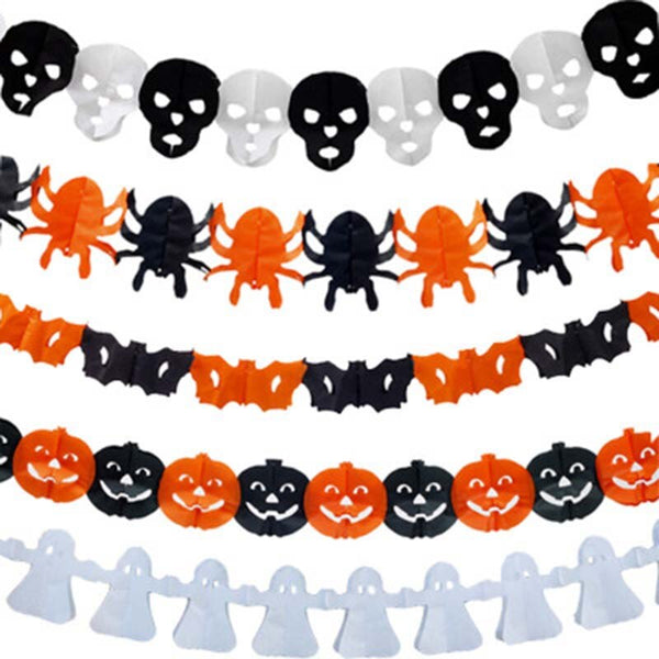 Flor Desplegable de Papel para Decoración Halloween