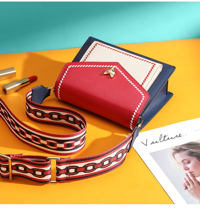 Bolso Mensajero Dorado con Correa Ancha para Mujer - Estilo Exclusivo de Hombro Único - Image 6