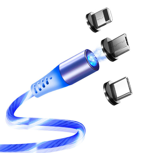 Cable magnético de datos con diseño de serpentinas coloridas - Image 3