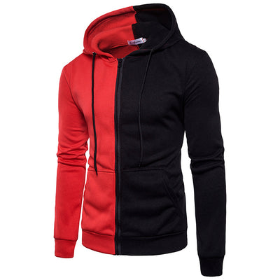 Chaqueta Acolchada Colorblock Talla Grande con Capucha y Manga Larga - Image 14