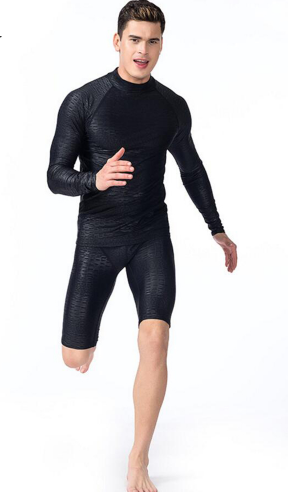 Traje de Baño Protector Solar con Cierre Frontal para Surf y Snórquel