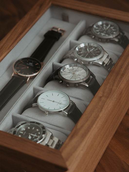 Caja Exhibidora de Madera Maciza para Relojes - Image 9
