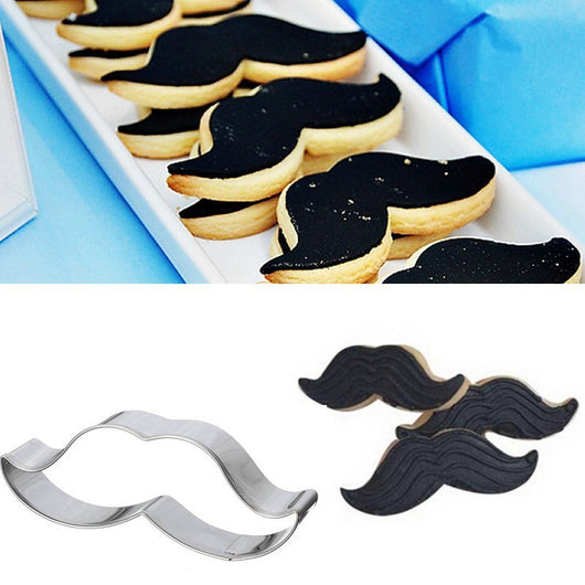 Molde de Acero Inoxidable para Galletas con Diseño de Bigote - Image 9