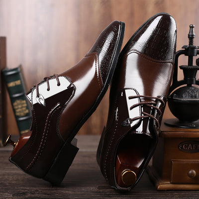 Zapatos Formales de Cuero con Cordones - Estilo Británico Elegante - Image 8