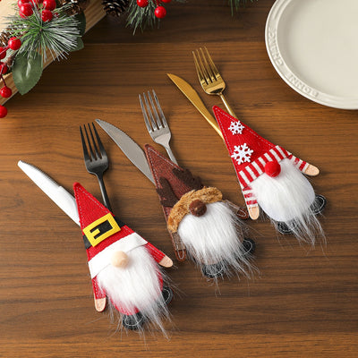 Cubiertas de Fieltro para Cubiertos Navideños - Decoración de Mesa Elegante - Image 11