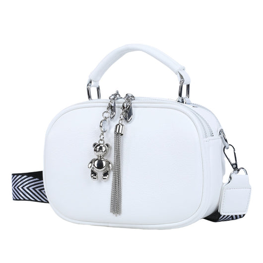 Bolso Cuadrado Pequeño con Costura Decorativa para Mujer - Image 10