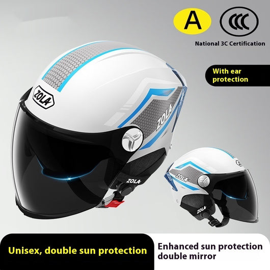 Casco Motociclista Abatible de Protección Solar para Todas las Estaciones - Image 14