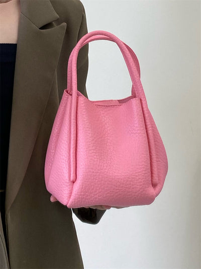 Bolso Bucket de Cuero Suave con Textura Lichee Premium - Image 12