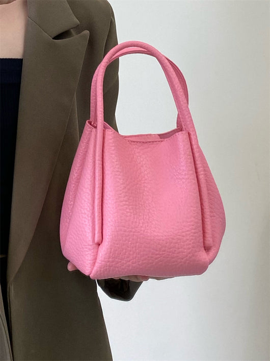 Bolso Bucket de Cuero Suave con Textura Lichee Premium - Image 12