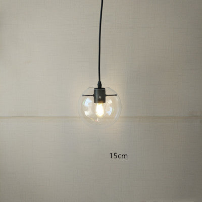 Lámpara Colgante de Cristal Transparente Minimalista Nórdica - Image 15