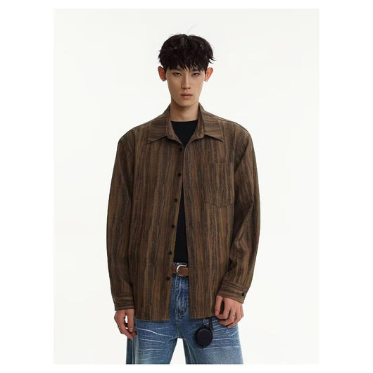 Chaqueta Casual Holgada Retro para Hombre - Estilo Vintage Moderno - Image 5