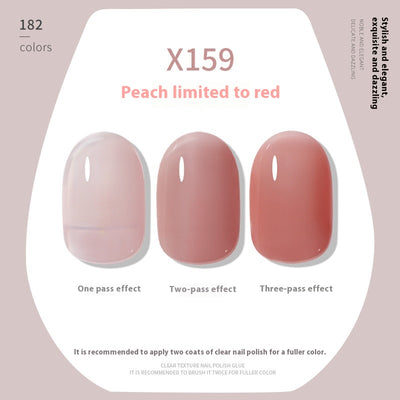 Esmalte UV Nude Transparente Cherry Red White - Image 24