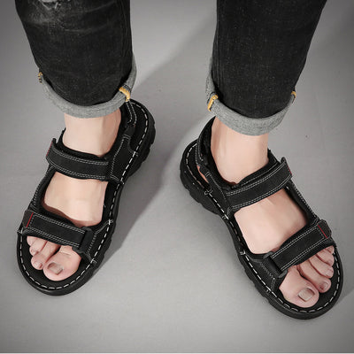 Sandalias Hombre Velcro Cómodas - Chanclas Ajustables Verano - Image 16