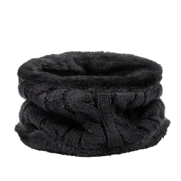 Conjunto de Gorro y Bufanda de Terciopelo Grueso para Hombre y Mujer