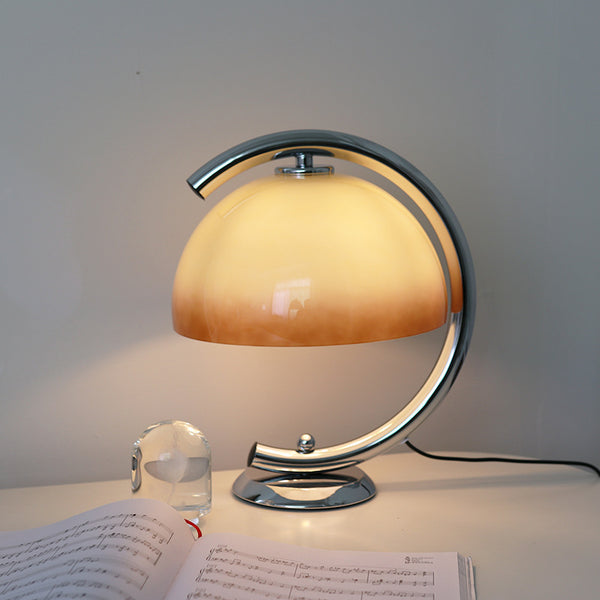 Lámpara Vintage de Cristal para Mesita de Noche - Estilo Retro Homestay