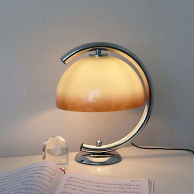 Lámpara Vintage de Cristal para Mesita de Noche - Estilo Retro Homestay