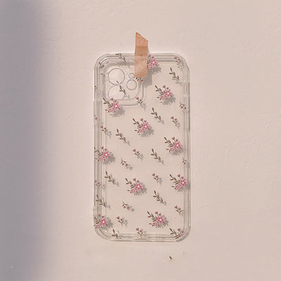 Funda Transparente de Silicona Suave con Diseño Floral - Image 3