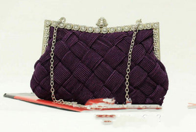 Bolso de Mano Nupcial Diamond - Clutch Elegante para Eventos - Image 10