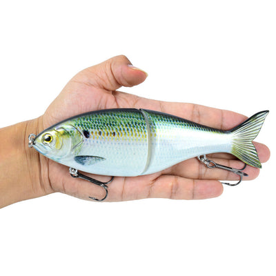Señuelo Articulado de Metal con Conexión S - Hundible Multi-sección para Pesca - Image 13