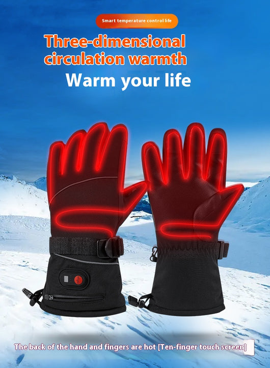 Guantes Térmicos Impermeables con Calefacción Eléctrica para Motos y Deportes Extremos - Image 28