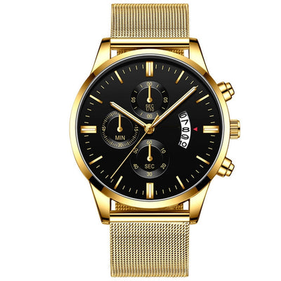 Reloj de Lujo para Hombre con Malla Metálica y Movimiento de Cuarzo - Image 32