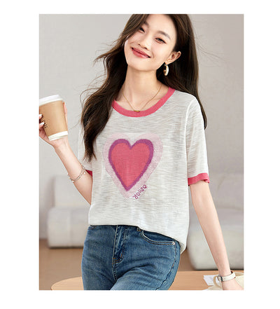 Camiseta Ligera Transpirable Fashion Love - Playera Básica Cómoda - Image 14