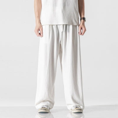 Pantalones Anchos de Lino y Algodón para Tallas Grandes - Cómodos y Transpirables - Image 16