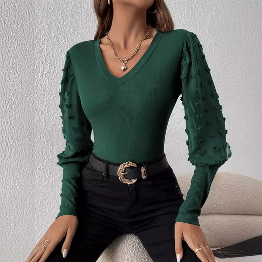 Blusa Moldeadora de Color Liso para Mujer - Image 2