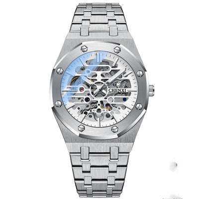 Reloj Automático Esqueleto para Hombre - Diseño Mecánico Visible - Image 10