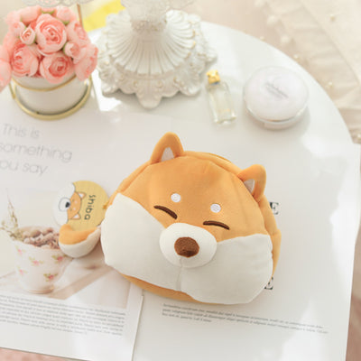 Bolsa Cosmética Llavero Colgante con Diseño de Shiba Inu y Husky - Image 3