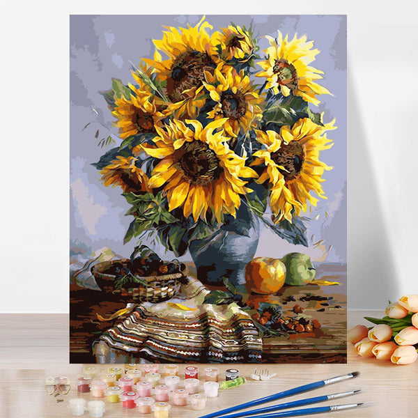 Kit de Pintura por Números al Óleo - Arte Decorativo DIY
