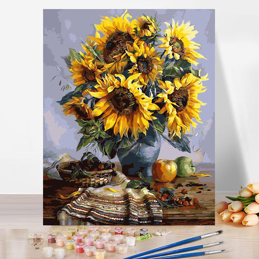 Kit de Pintura por Números al Óleo - Arte Decorativo DIY