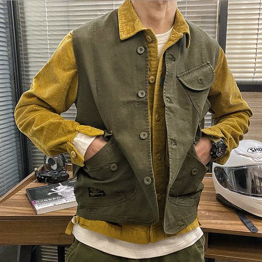 Chaleco de Trabajo Retro Casual para Hombre - Image 3