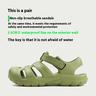 Sandalias Infantiles EVA Colores Sólidos para Verano - Image 4