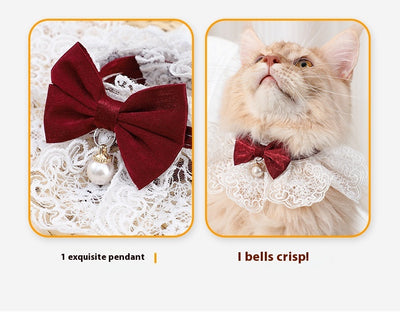 Collar Pañoleta de Encaje para Gatos Todas las Estaciones - Image 17