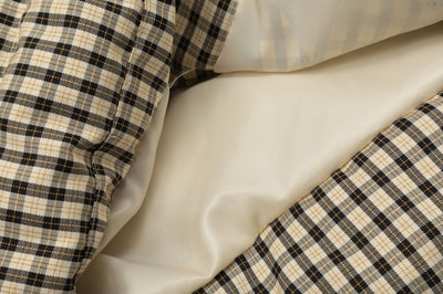 Chaqueta Corta de Algodón Estilo Retro Americano a Cuadros - Image 11
