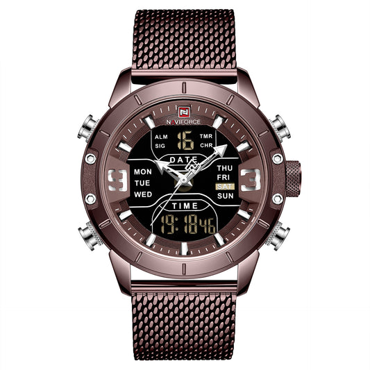 Reloj Deportivo Inteligente Dual con Pantalla Doble Resistente al Agua
