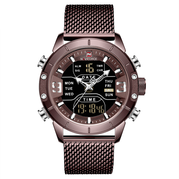 Reloj Deportivo Inteligente Dual con Pantalla Doble Resistente al Agua