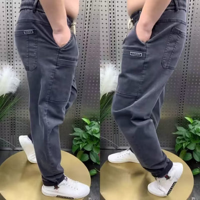 Pantalones Denim Rectos Talla Grande Primavera - Cómodos y Versátiles - Image 9